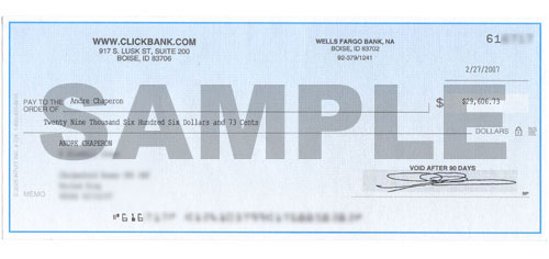 ClickBank check