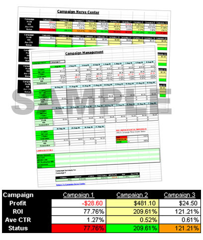 Spreadsheet screenshots